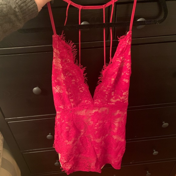 Sexy red leg slit dress! Never worn! - Picture 2 of 6